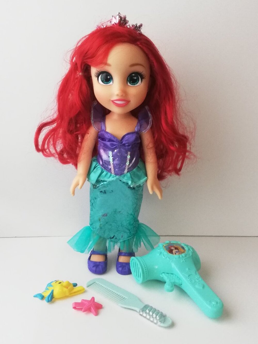 Disney Princess Ariel Toddler Doll Set - 14" Jakks Pacific with Accessories